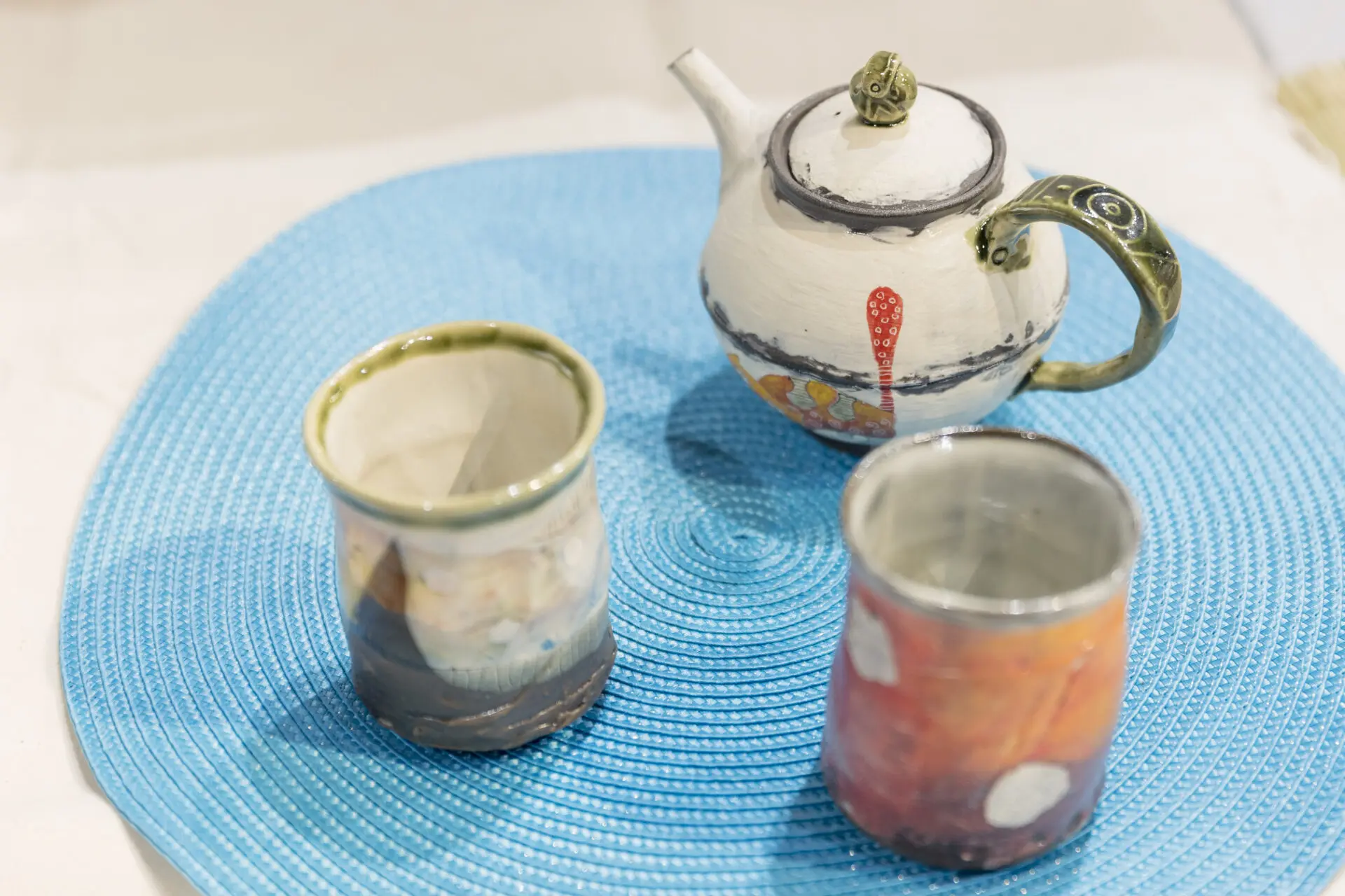 薩摩焼 苗代川 白さつま 茶家 急須 土瓶